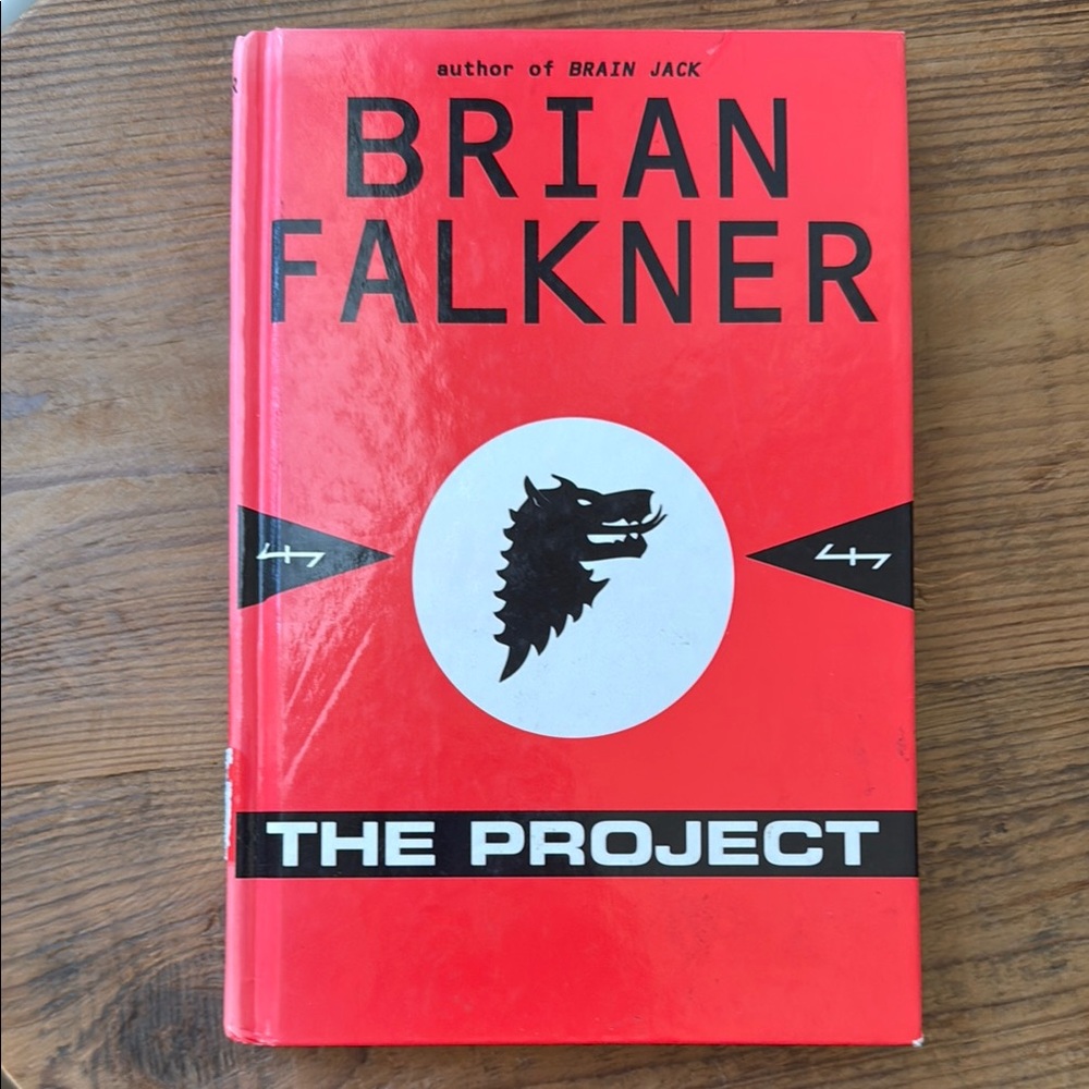 Red 'The Project' Hardcover Book